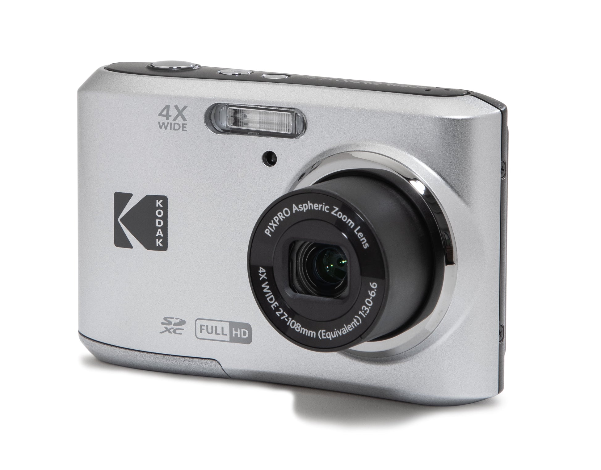 PIXPRO FZ45-SL (Silver) 4X Optical Friendly Zoom Digital Camera