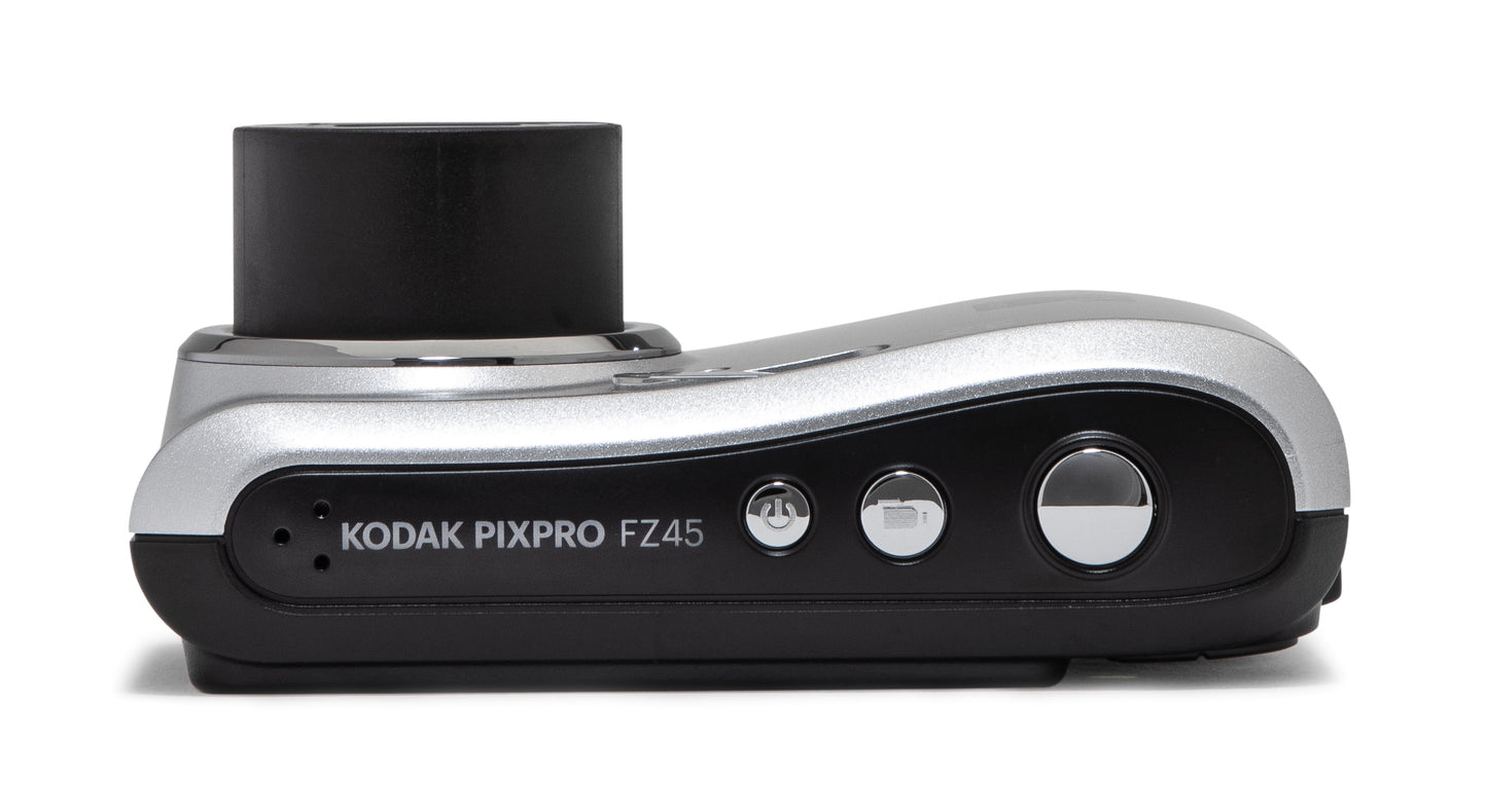 PIXPRO FZ45-SL (Silver) 4X Optical Friendly Zoom Digital Camera