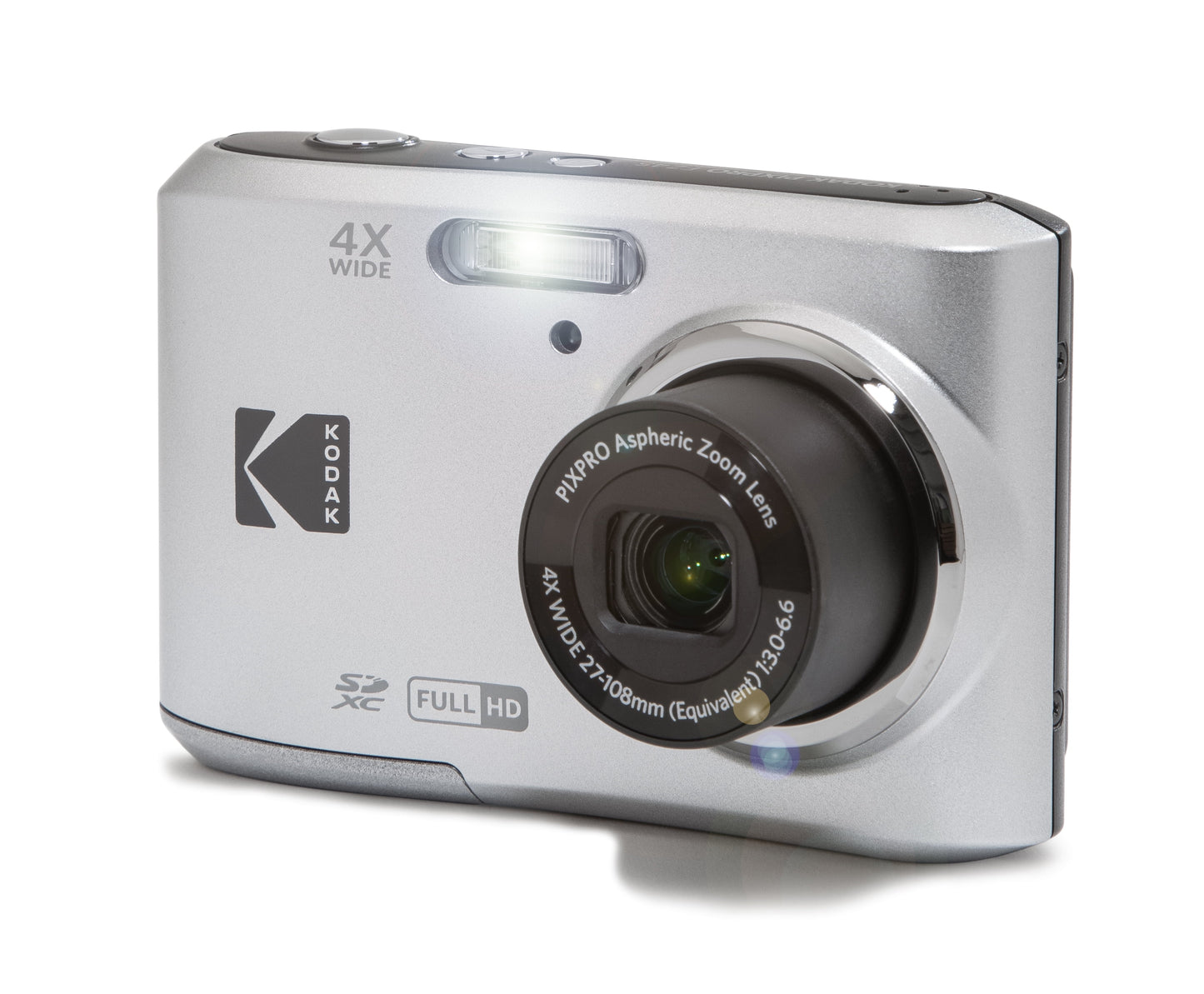 PIXPRO FZ45-SL (Silver) 4X Optical Friendly Zoom Digital Camera