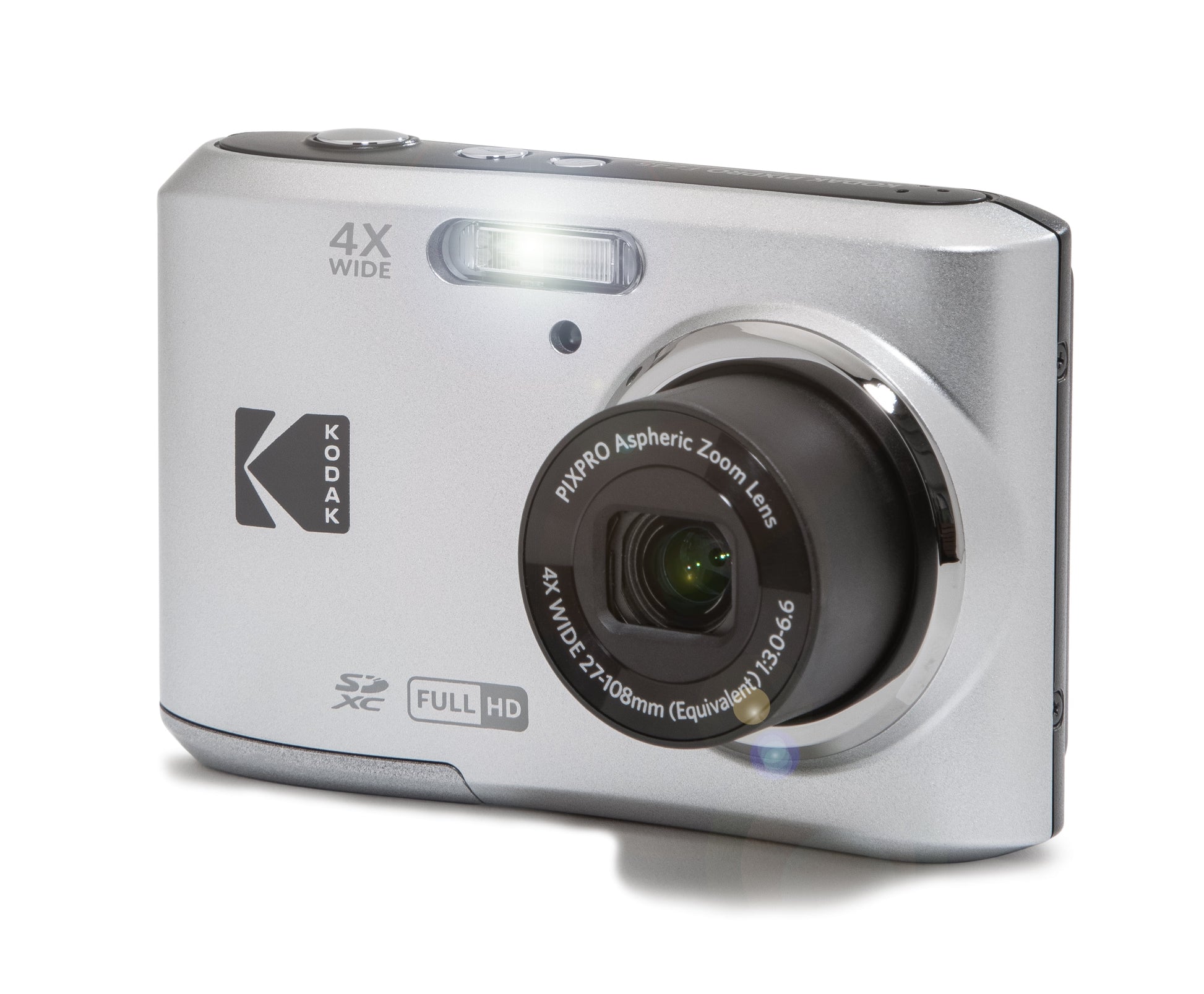 PIXPRO FZ45-SL (Silver) 4X Optical Friendly Zoom Digital Camera